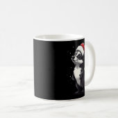Skunk Santa Hat Funny Xmas Skunk Lovers Christmas Kaffeetasse (VorderseiteRechts)