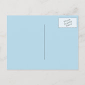 Skunk Save the Date Postcard Ankündigungspostkarte (Rückseite)