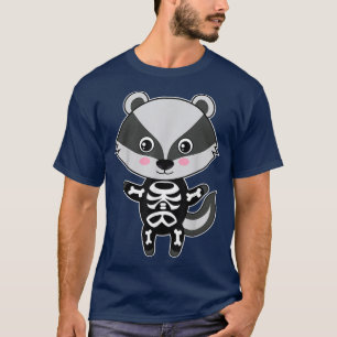 Skunk Skeleton Xray Kostüm Niedlich Easy Animal Ha T-Shirt