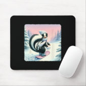 Skunk Snowboarding. Snowboard Snowboarder Cap Scar Mousepad (Mit Mouse)