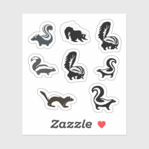 Skunk Stickers Aufkleber