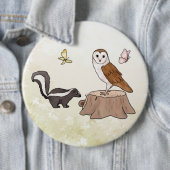 Skunk und Eule  Button (Beispiel)