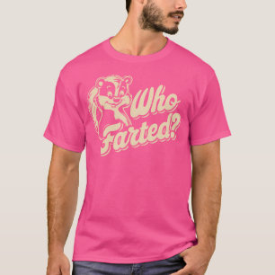 Skunk Who Farsons Funny Skunk Furz T-Shirt