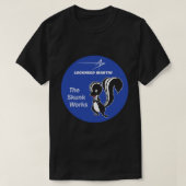 Skunk Works - Blue Roundel Patch - Clean Style T-Shirt (Design vorne)