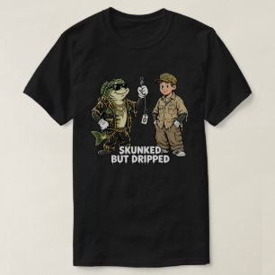 Skunked, aber lustige Streetwear-Fischerei T-Shirt
