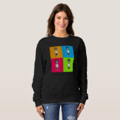 Skunknut Pop Art Sweatshirt (Vorne ganz)