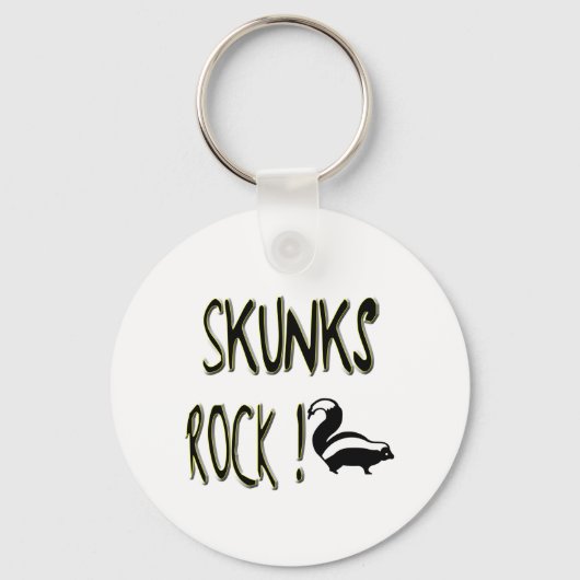 Skunks Rock! Schlüsselanhänger (Vorderseite)