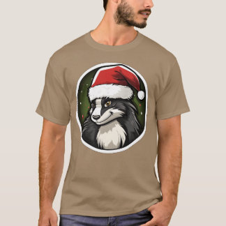 Skunks Weihnachten Vintag T-Shirt