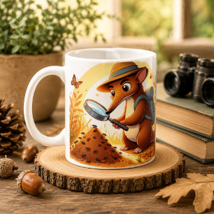 Skurril-Aardvark-Tasse für Tierliebhaber Kaffeetasse