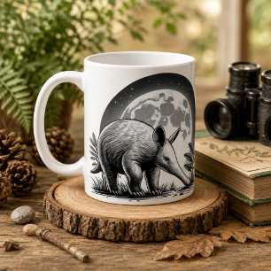 Skurril-Aardvark-Tasse für Tierliebhaber Kaffeetasse