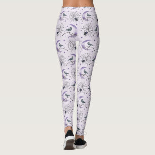 Skurril Crow Halloween Leggings