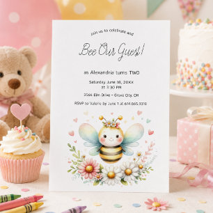 Skurril Geburtstagsparty mit Hummel-Motto Einladung