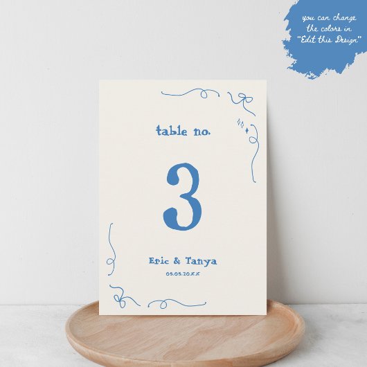 Skurril handgezeichnetes Schild für die Hochzeitst Einladung