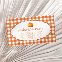 Skurril Herbst-Kürbis-Baby-Party-Bücher für Baby