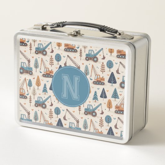 Skurril Kinder Bau Metall Lunchbox (Vorderseite)