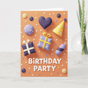 Skurril-Party-Geburtstagskarte Karte
