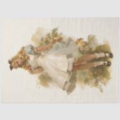 Skurrile Alice Vintage Märchen Seidenpapier (Vorderseite)