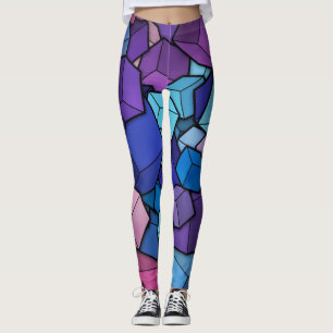 Skurrile Aquarell-Wildblumen-Muster-Frauen-Le Leggings
