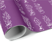 Skurrile Botanik Geschenkpapier (Rolleneckpunkt)
