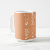 Skurrile Botanik Kaffeetasse (Vorderseite Links)