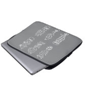 Skurrile Botanik Laptopschutzhülle (Vorne Knopf)