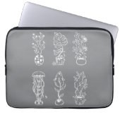 Skurrile Botanik Laptopschutzhülle (Vorderseite)