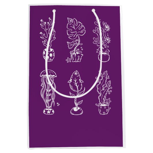 Skurrile Botanik Mittlere Geschenktüte (Vorderseite)