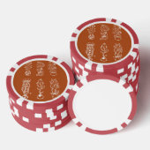 Skurrile Botanik Pokerchips (Stapel)