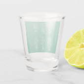 Skurrile Botanik Schnapsglas (Rückseite)