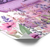 Skurrile Bücher Schmetterlinge & Wildblumen Willko Poster (Ecke)