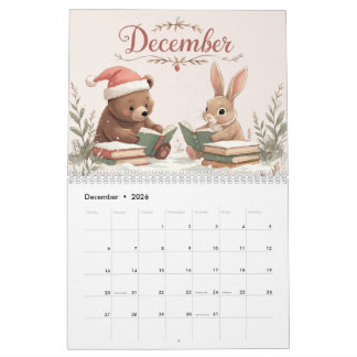 Skurrile Cottagecore-Illustrationen-Studie Kalender