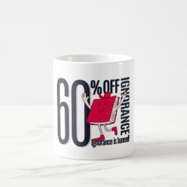 Skurrile Figur aus dem roten Buch - Ignoranz verbo Kaffeetasse