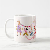Skurrile Freude-Parade – Der KindOnes Stil Kaffeetasse (Links)