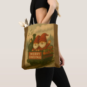 Skurrile fröhliche Gnome Musikalischer Express Tasche