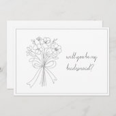 skurrile gezeichnet Bugs & Blume Bräunungsvorschla Einladung (Vorne/Hinten)