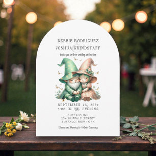 Skurrile Gnome Lustige Hochzeitseinladung Einladung