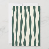 Skurrile handgezeichnete handgeschriebene Hochzeit Einladung (Rückseite)