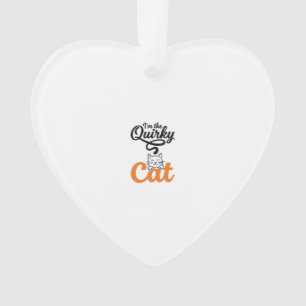 Skurrile Katze Vintage Gravur Katzenliebhaber Desi Ornament