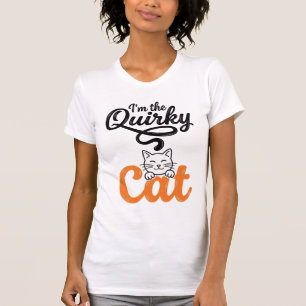 Skurrile Katze Vintage Gravur Katzenliebhaber Desi T-Shirt