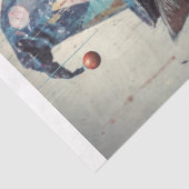 Skurrile Katzen-Decoupage Seidenpapier (Detail)