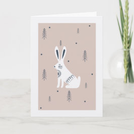 Skurrile Osterkarte mit Hasen Karte