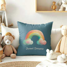 Skurrile Pastell-Regenbogen-in-Wolken für Kinder