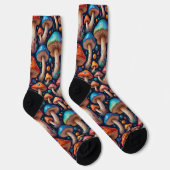 Skurrile Pilz-Crew-Socken Socken (Rechts)