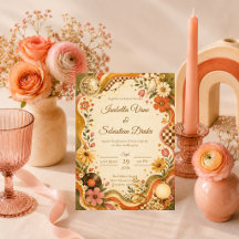 Skurrile Retro-Disco-Hochzeit