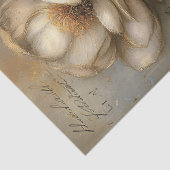 Skurrile Rose & Libellen-Ephemera-Decoupage Seidenpapier (Detail)
