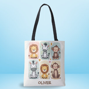 Skurrile Safari-Tiere Tasche