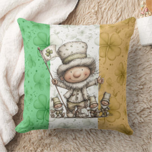 Skurrile St. Patrick's Day Charaktere  Kissen