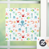 Skurrile Unterwasser-Meereslebewesen Fensteraufkleber (Zuhause)
