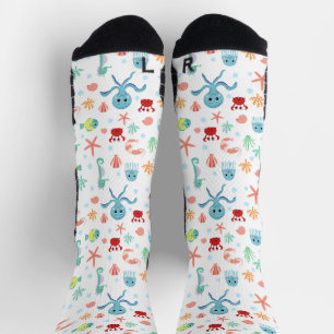 Skurrile Unterwasser-Meereslebewesen Socken