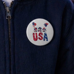 Skurrile US-amerikanische Charakter-Grafiken-Stanz Button